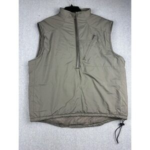 Orc Industries Vest Mens Large Alpha Gray PCU Level 7 L7a Insulative 1/2 Zip
